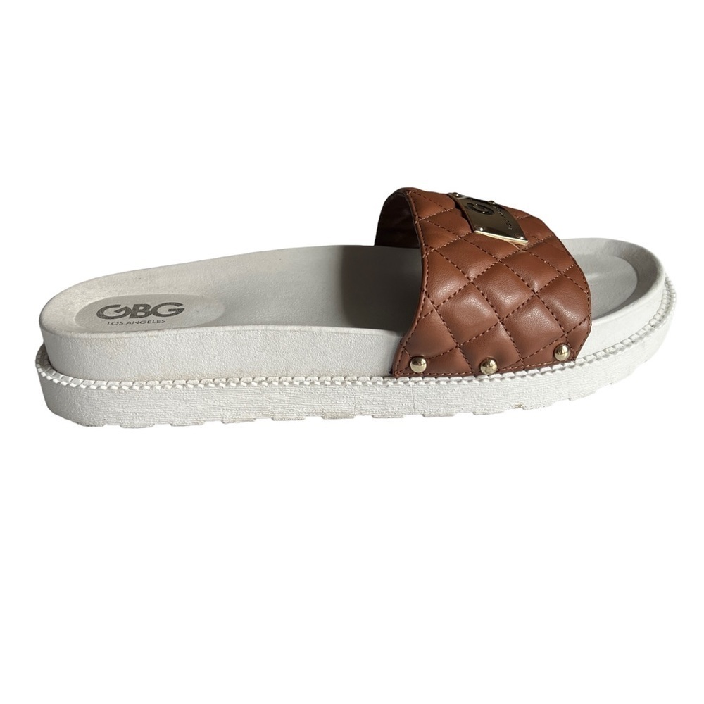 GBG Los Angeles by Guess Women's Quilted Sandal Shoe platform Size 11 M